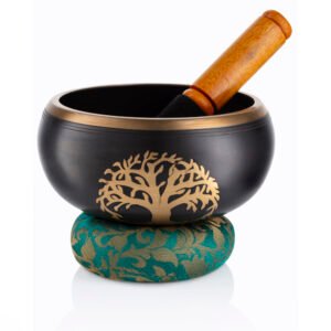 Tree of Life Brass Singing Bowl Set